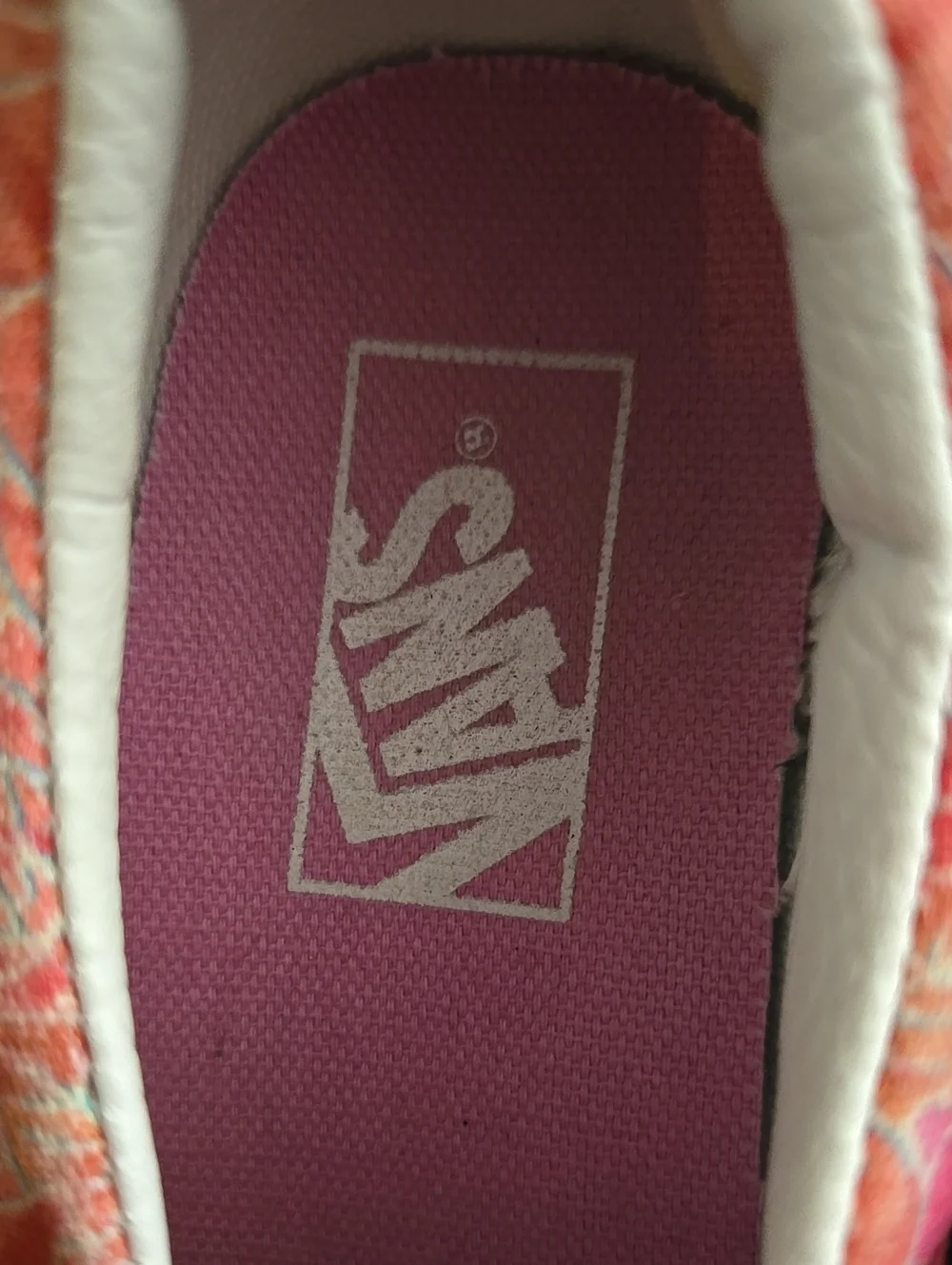 Vans Kids Slip-On Floral Canvas Shoes - 12